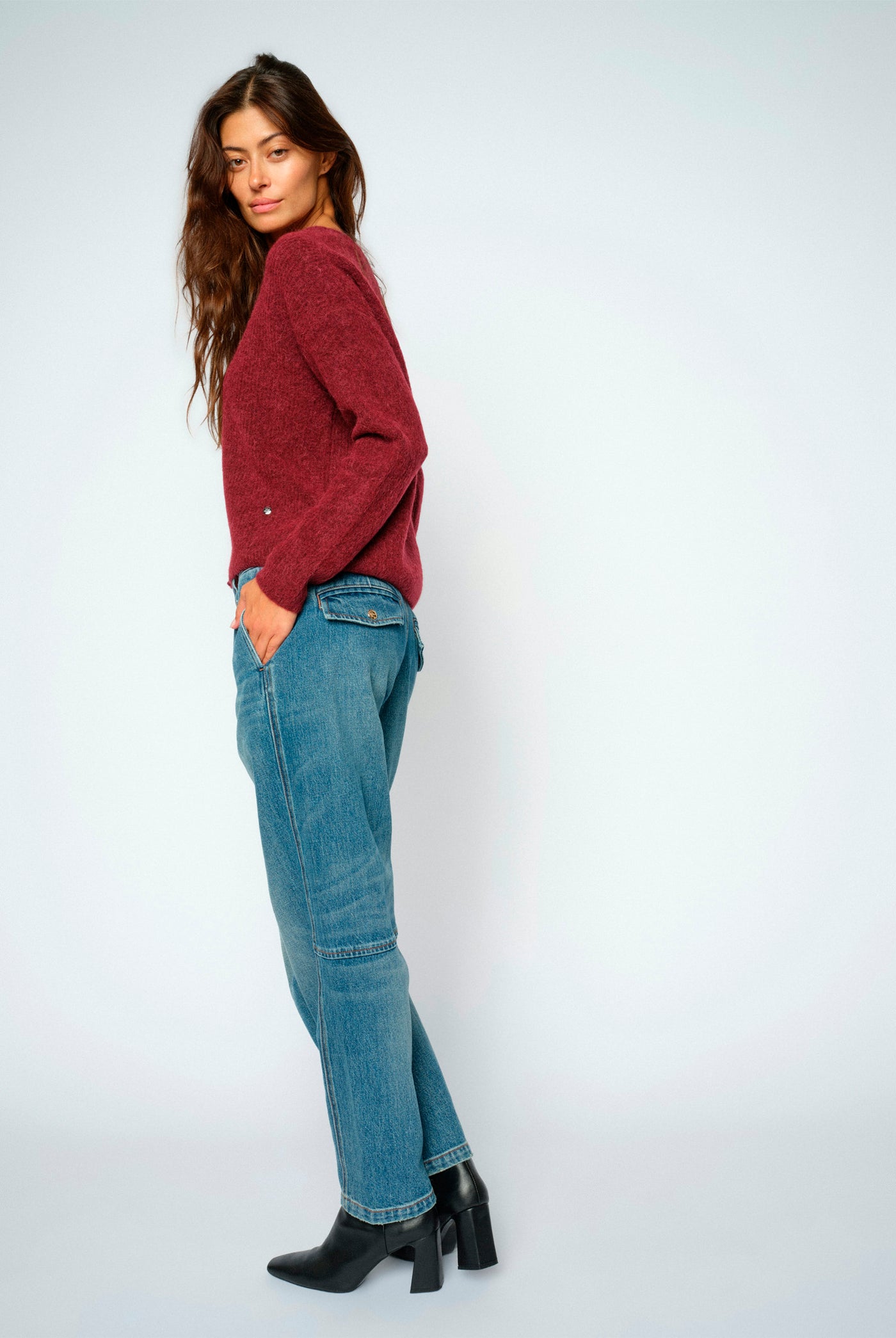 MMAymen Chino Denim Jeans Blue - 181001