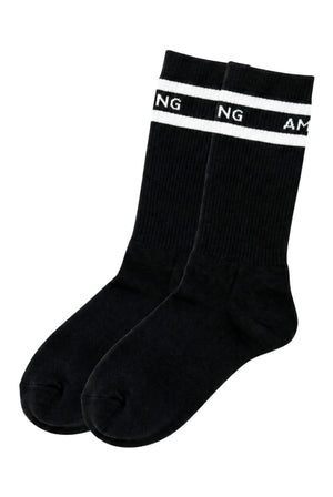 ONE SULLY SPORTY SOCKS Black and White Stripe - A-2213078