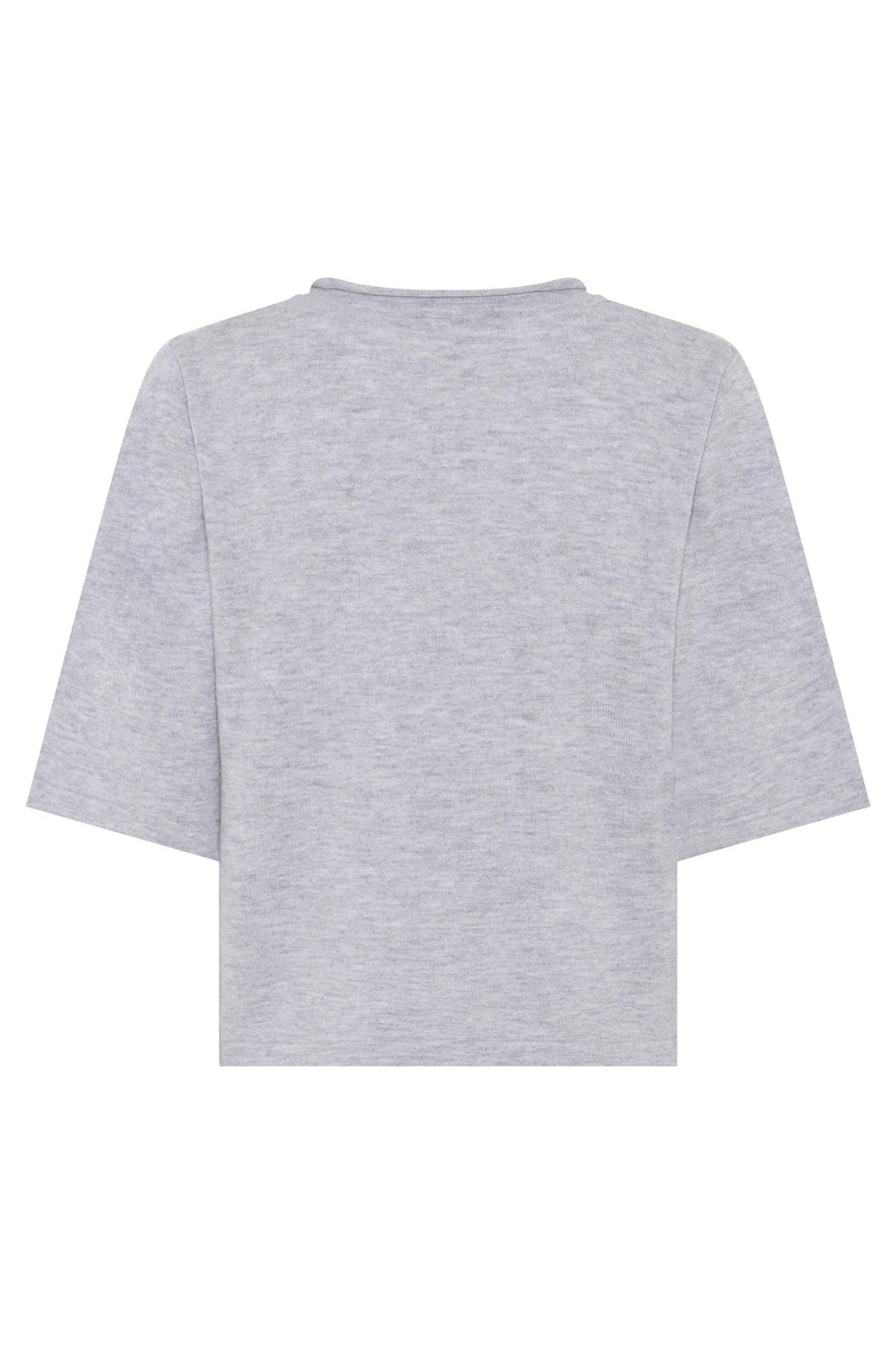 ChalinaBBAndra knit Light Grey Melange - BBW4837