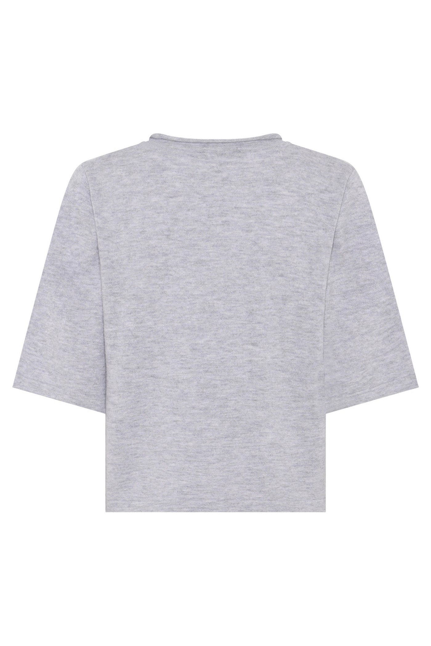 ChalinaBBAndra knit Light Grey Melange - BBW4837