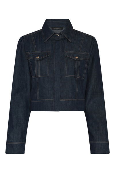 ChambraBBGlorita shirt Denim blue - BBW4945 Thumbnail