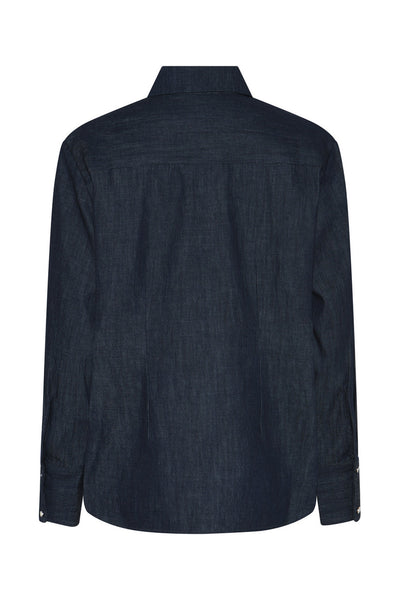 ChambraBBSiwa shirt Denim blue - BBW4801 Thumbnail