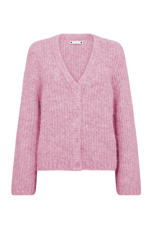 CharlieCC V-Cardigan 4543-Pale pink
