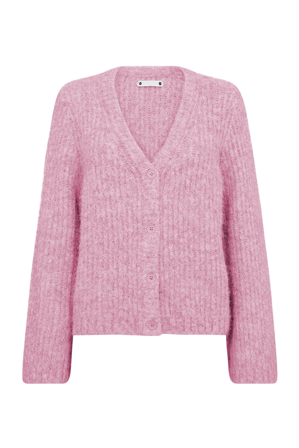 CharlieCC V-Cardigan 4543-Pale pink