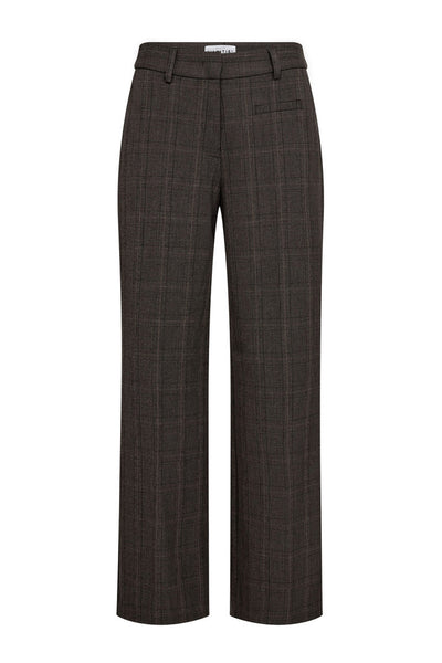 Check Fit Plain Pant Mocca - HL10845 Thumbnail