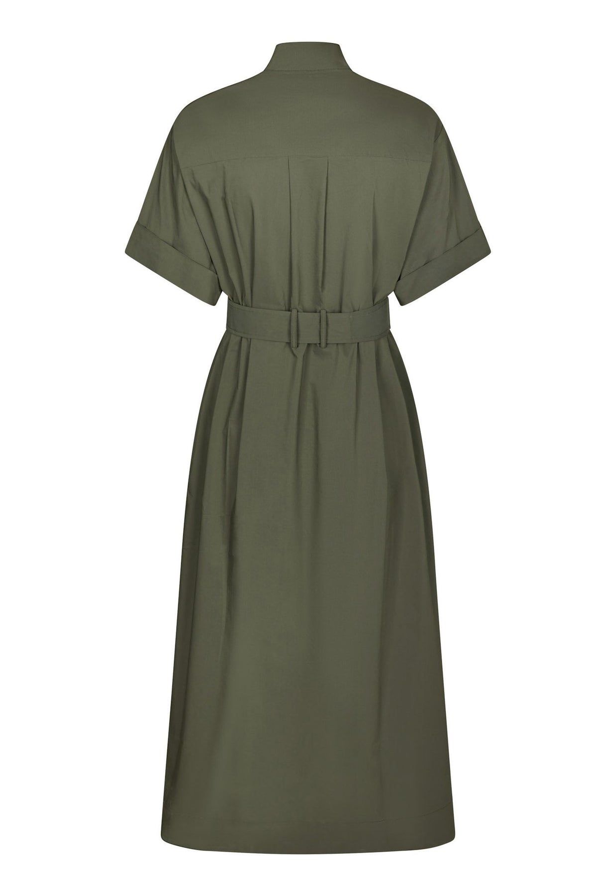 Cina Poplin Dress ARMY - 170039