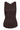 ClaireCC Rib Grandad Tank Top 20003-Dark Brown - 500206