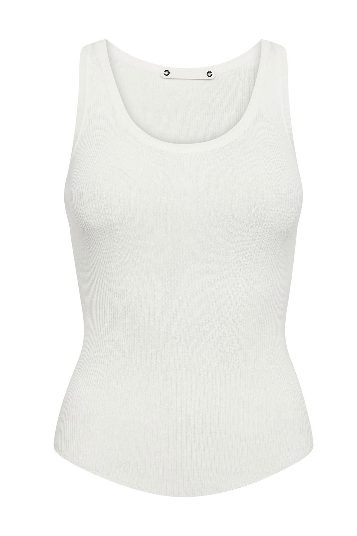ClaireCC Rib Tank Top 11-Off white - 42015