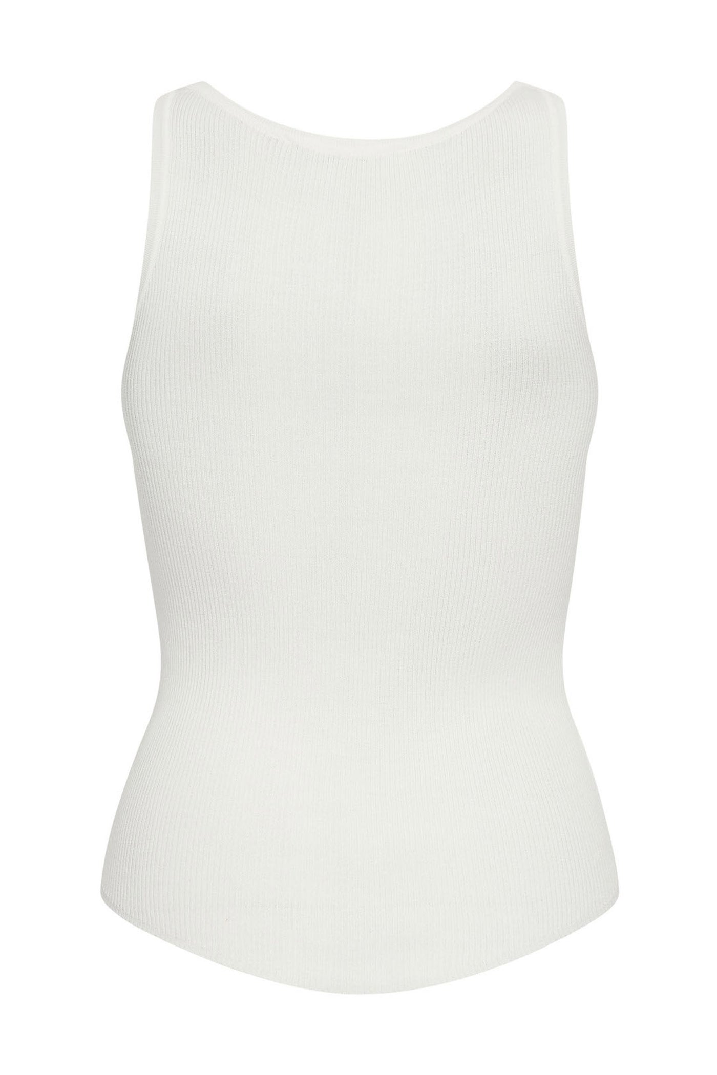 ClaireCC Rib Tank Top 11-Off white - 42015