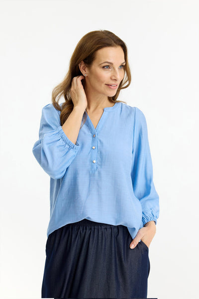 Claire blouse SKY BLUE - 16980 Thumbnail