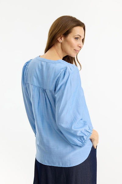 Claire blouse SKY BLUE - 16980 Thumbnail
