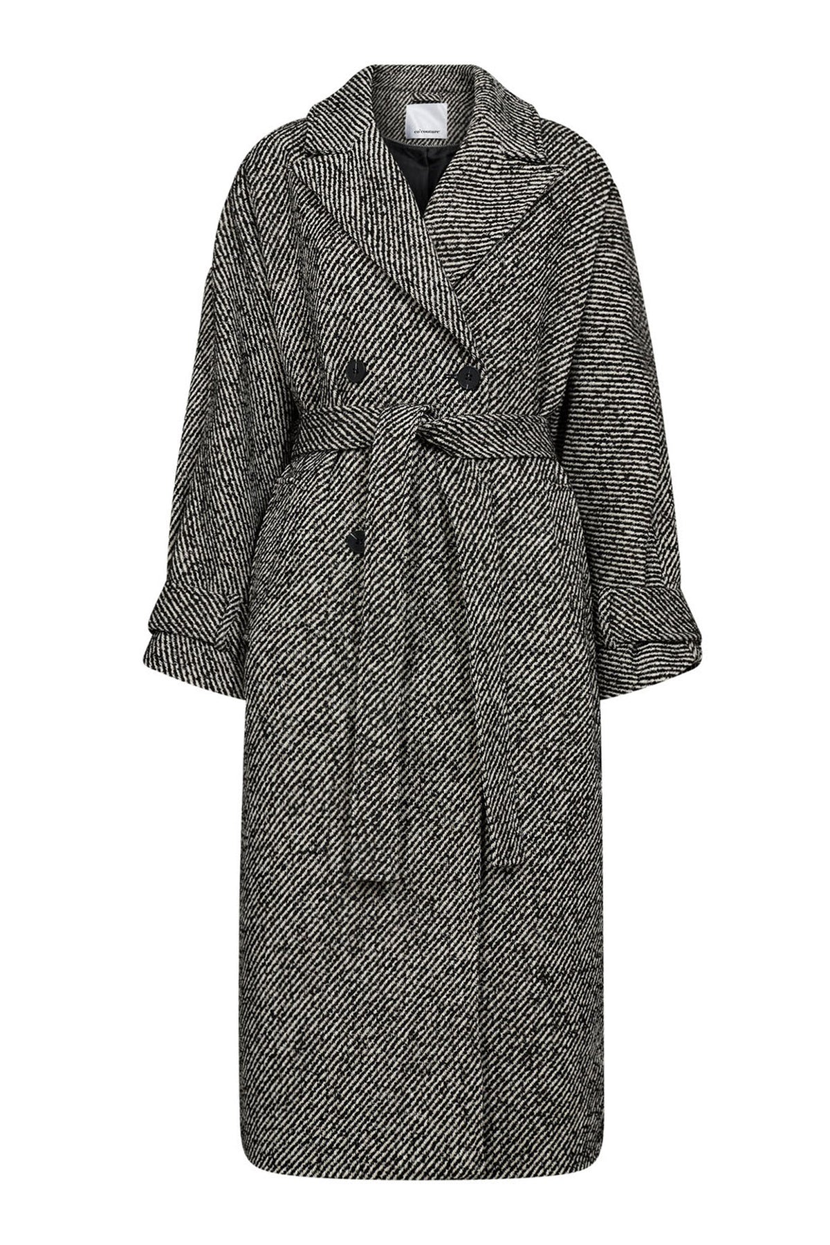 ClaraCC Raglan Coat 1196-OffWhite-B