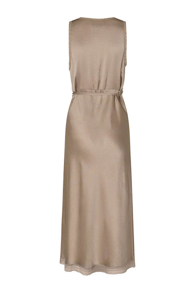 Clarill Midi Dress Sl Beige - 26252-3012 Thumbnail