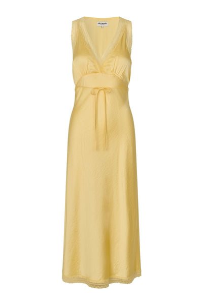Clarill Midi Dress Sl Light yellow - 26252-3012 Thumbnail