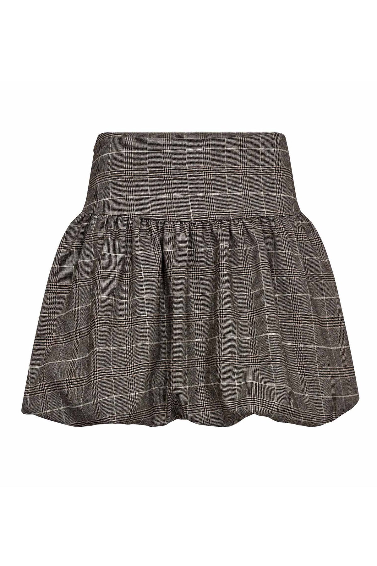 ClaudineCC Balloon Mini Skirt 154-Walnut 34221