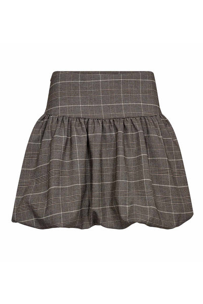 ClaudineCC Balloon Mini Skirt 154-Walnut 34221 Thumbnail