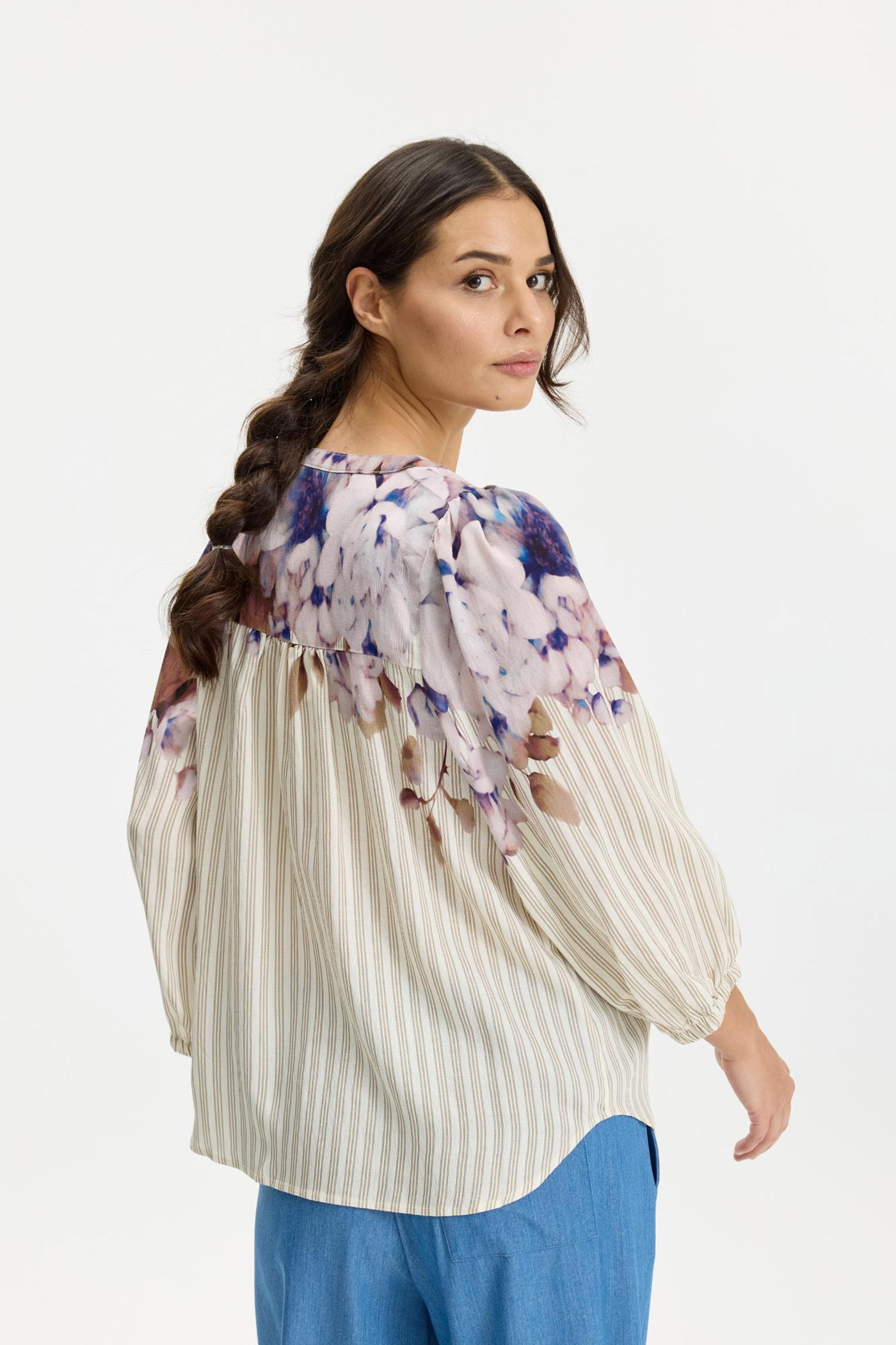 Clear blouse Blue - 17061