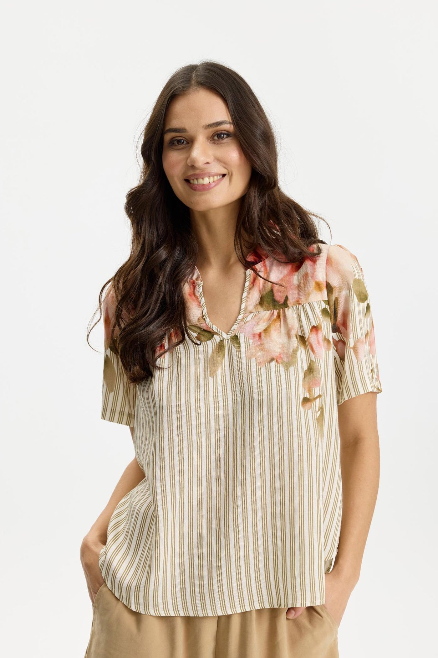 Clear blouse Rose - 17062