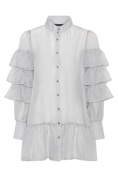 CoakumBBViri long shirt Light grey - BBW4714 Thumbnail