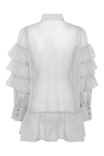 CoakumBBViri long shirt Light grey - BBW4714 Thumbnail