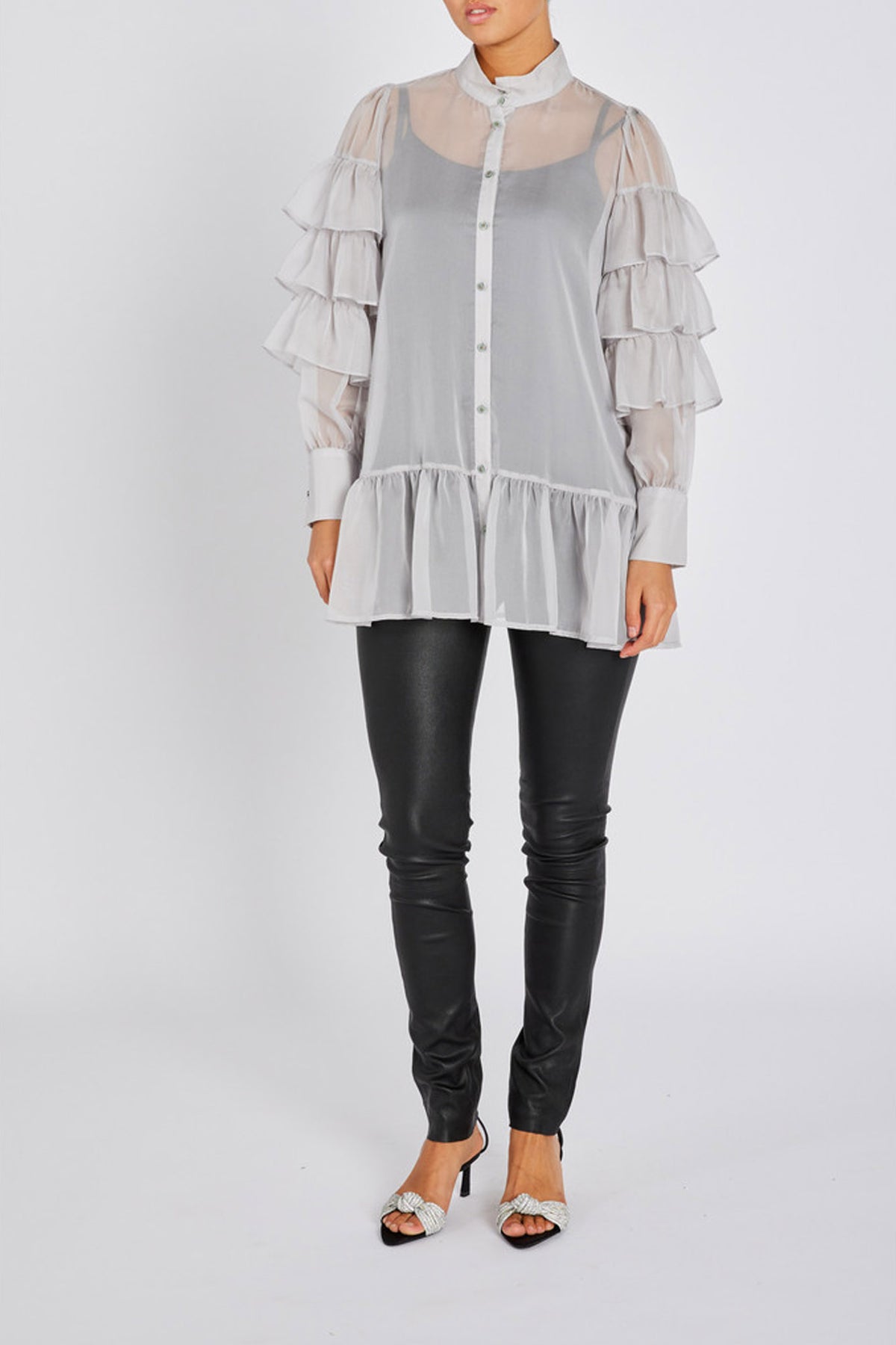 CoakumBBViri long shirt Light grey - BBW4714