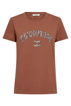 CocoutureCC Logo Tee 80-Chocolate - 43004