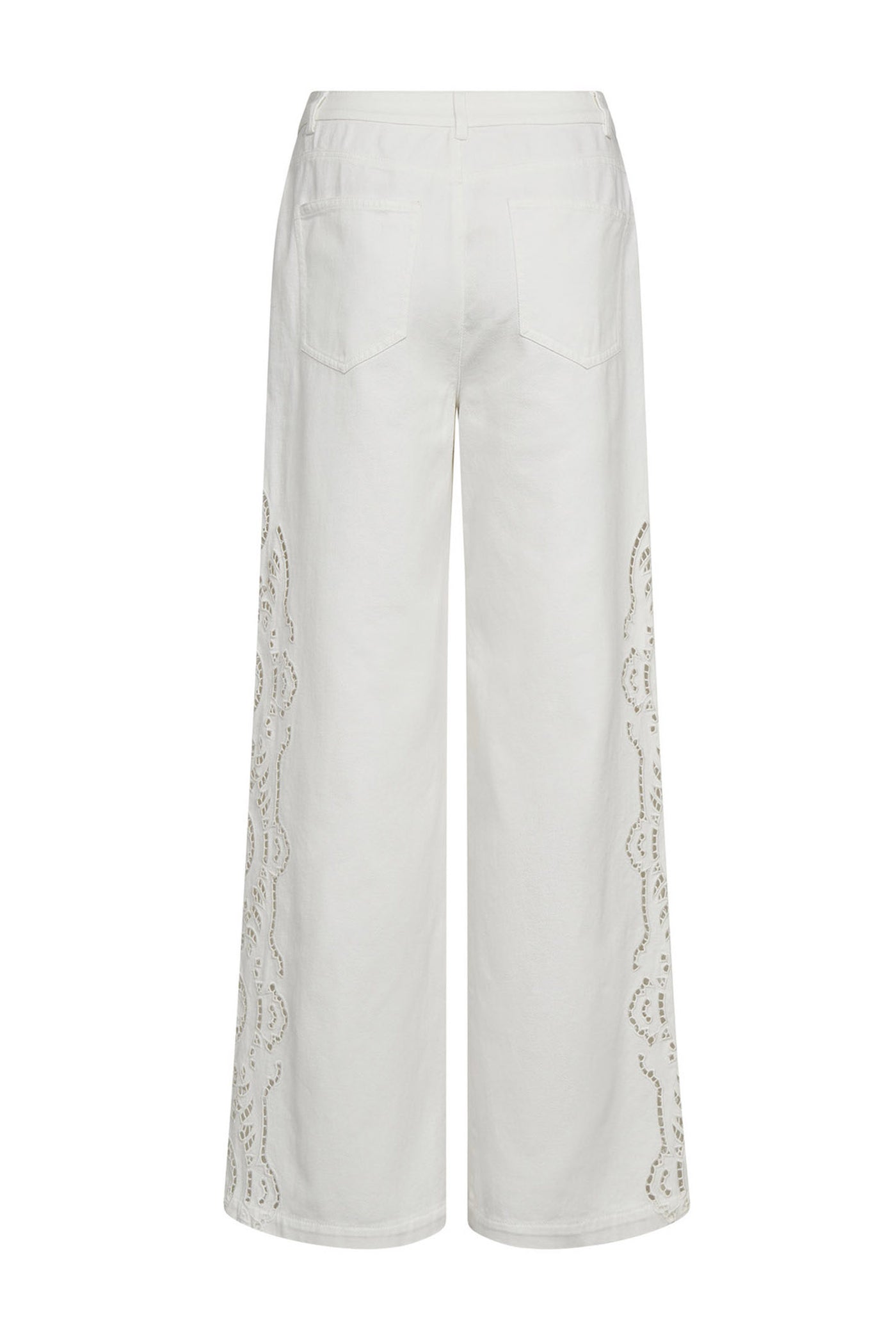 ColetteCC Embroidery LL Pant 11-Off white - 40056