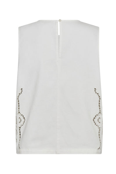 ColetteCC Embroidery Top 11-Off white - 45150 Thumbnail