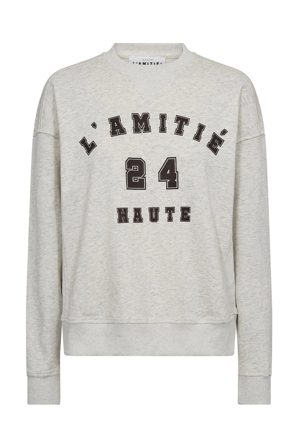 College Curve Sweat Pearl Melange - HL10256