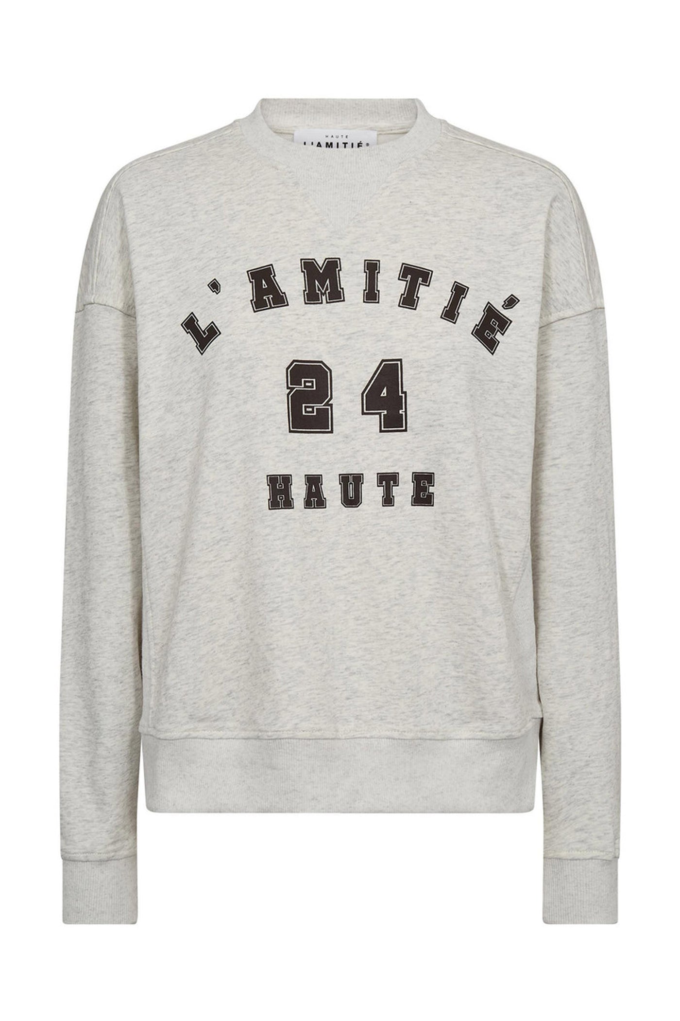 College Curve Sweat Pearl Melange - HL10256