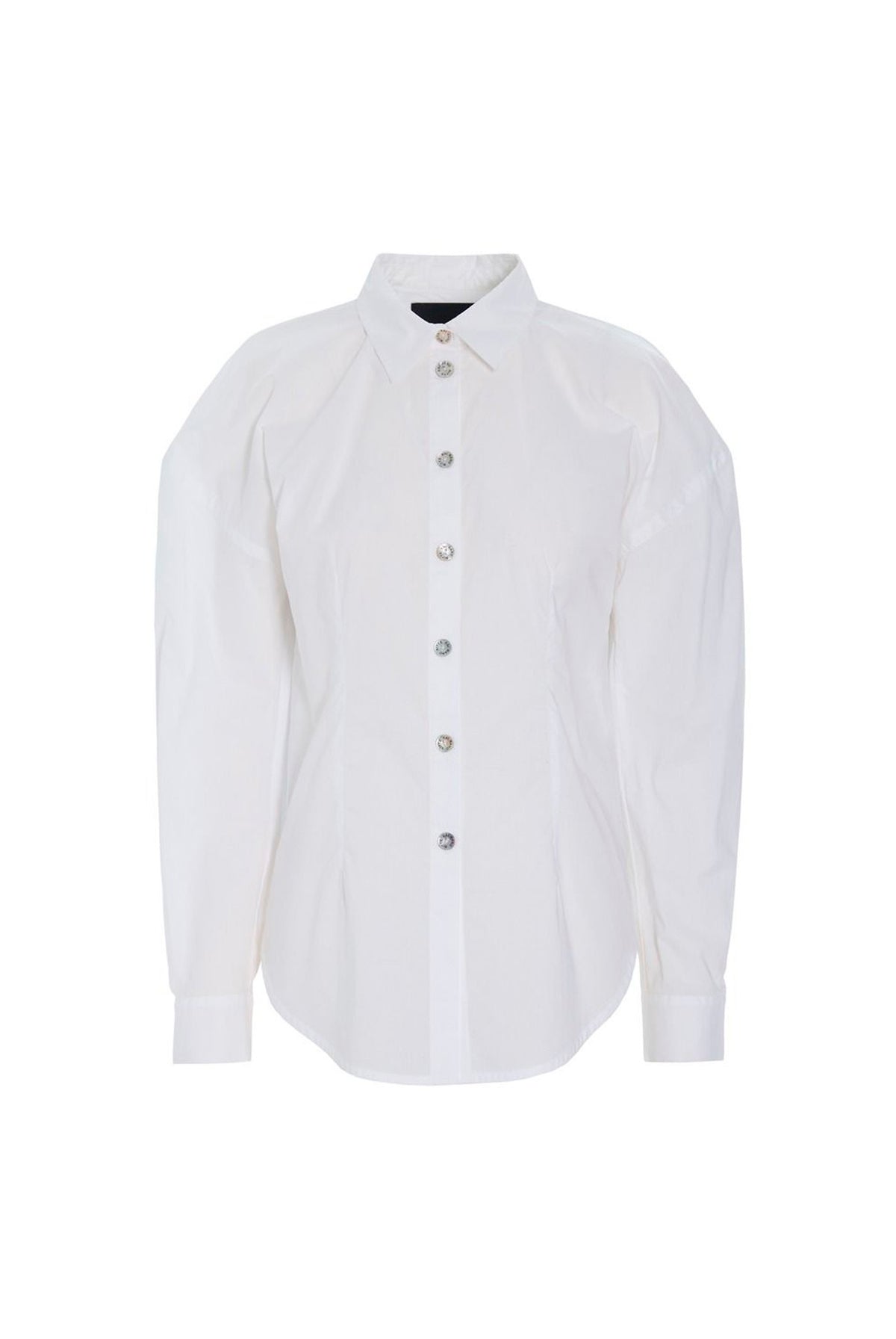Core cotton skulpturel skjorte White - 266-2226-5864