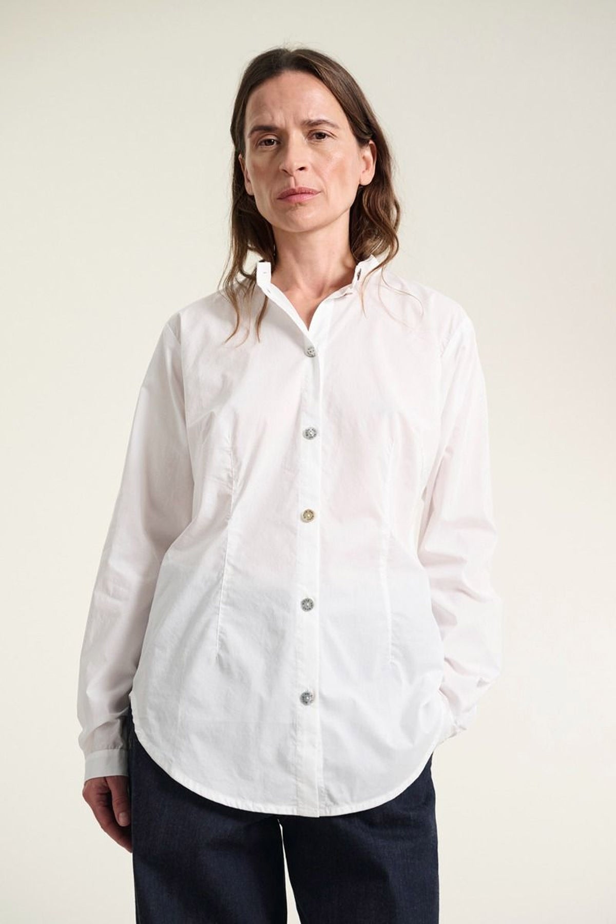 Core cotton smal skjorte White - 261-2226-5601