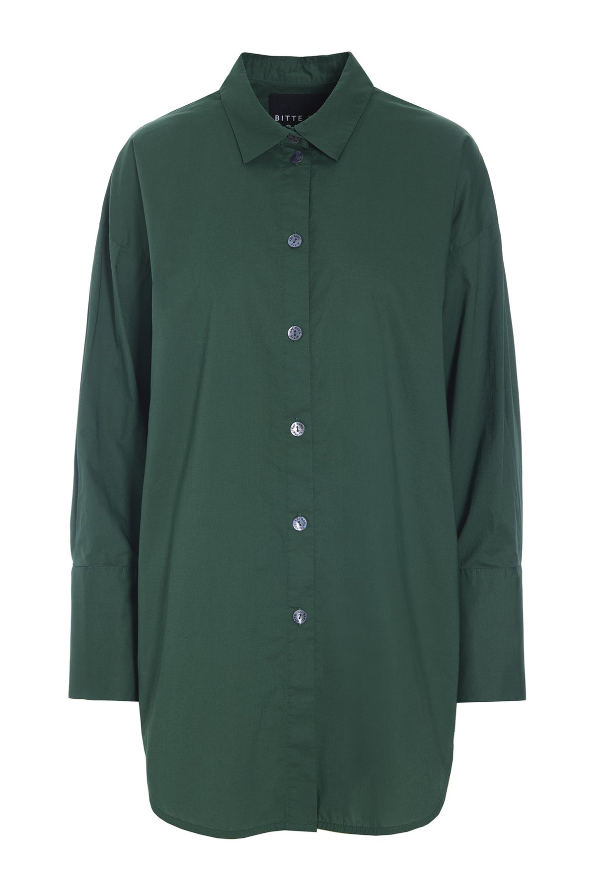 Core cotton stor skjorte DEEP GRASS GREEN - 261-2226-5329