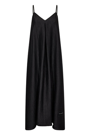 Corsica Pleat Strap Dress Black - HL10601