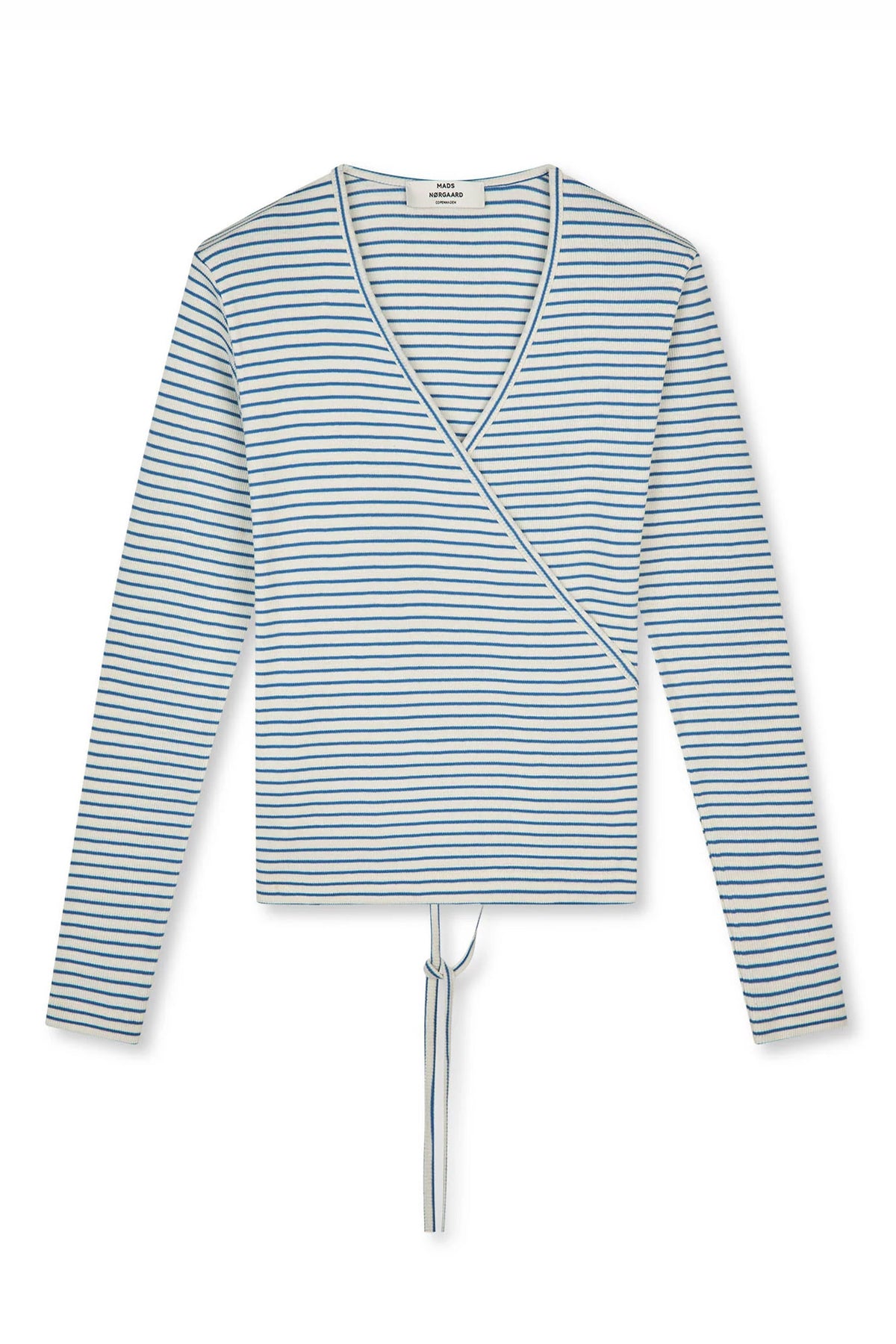 Cotton Stripe Susi LS Top Cobalt - 205493
