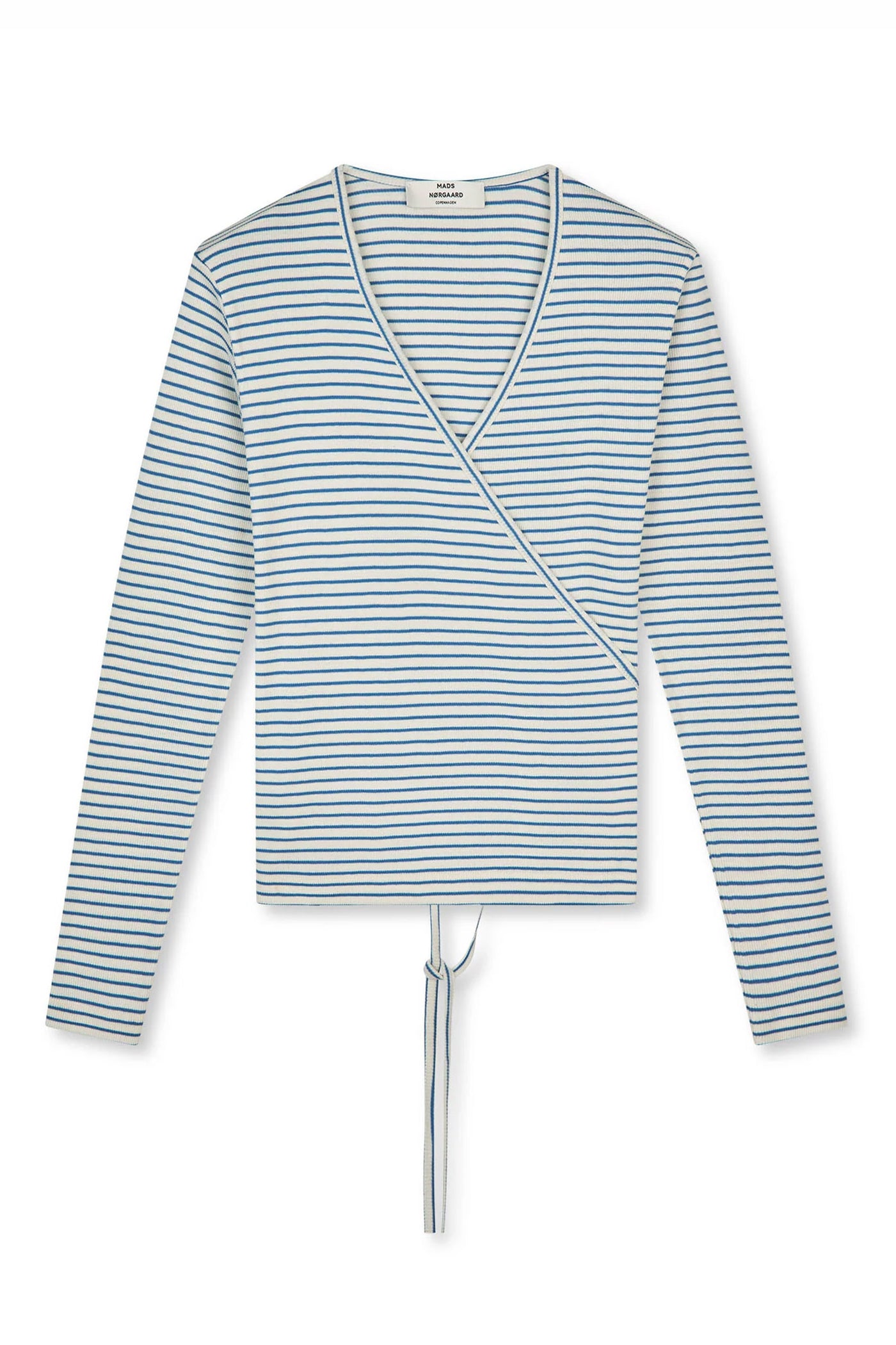 Cotton Stripe Susi LS Top Cobalt - 205493