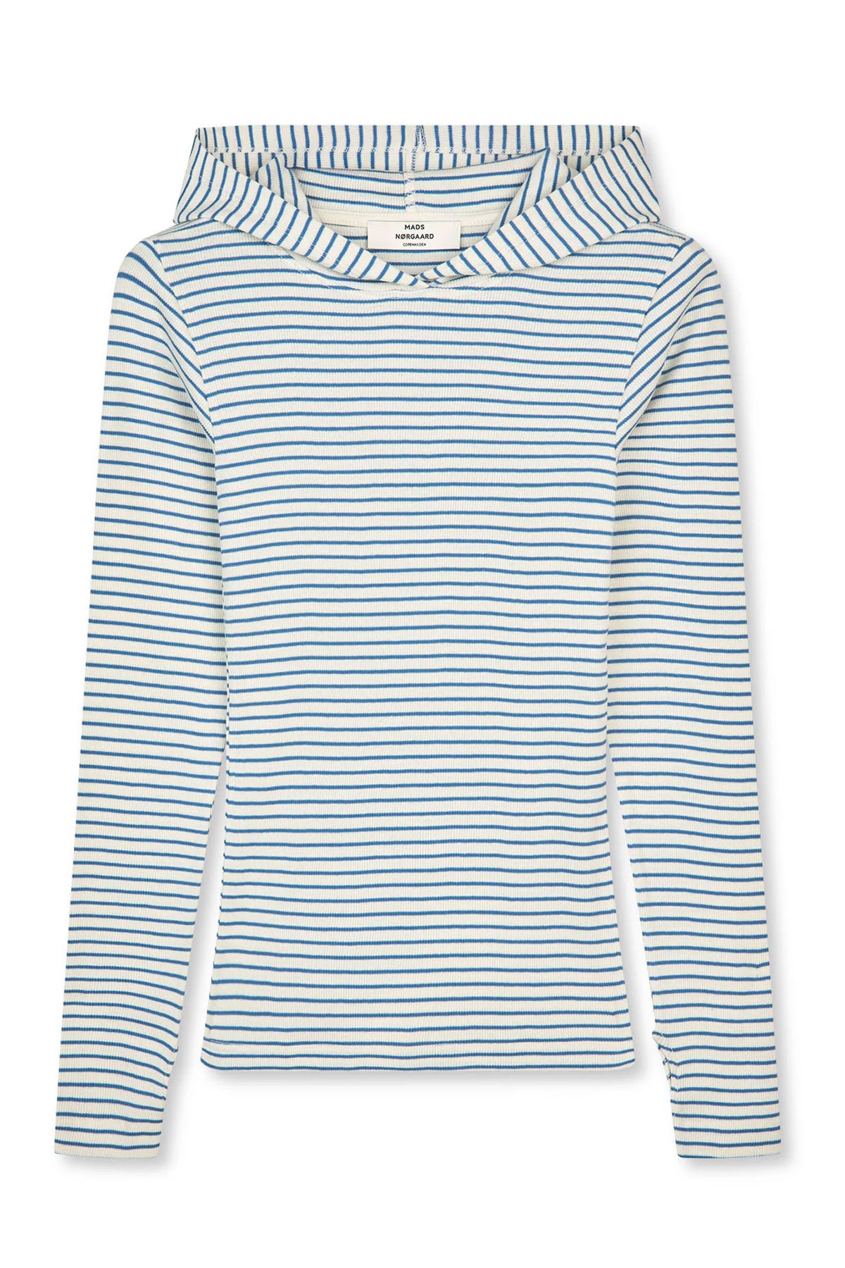 Cotton Stripe Tutti Hood Cobalt - 205494