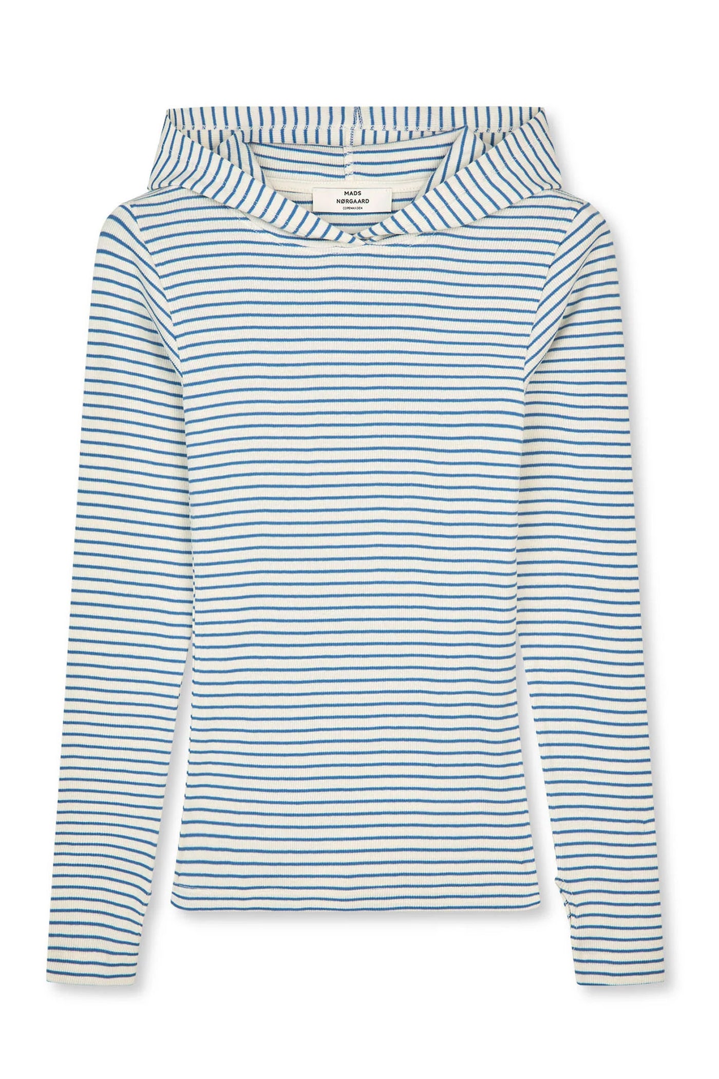 Cotton Stripe Tutti Hood Cobalt - 205494
