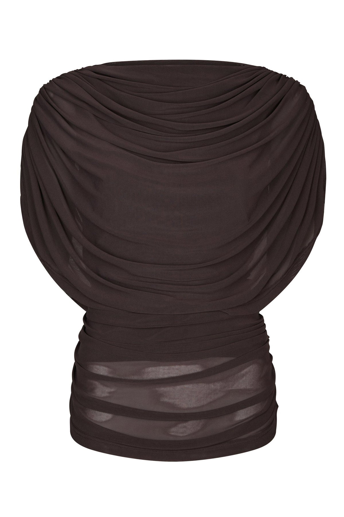 Cottuna Drapy Mesh Brown - 167205
