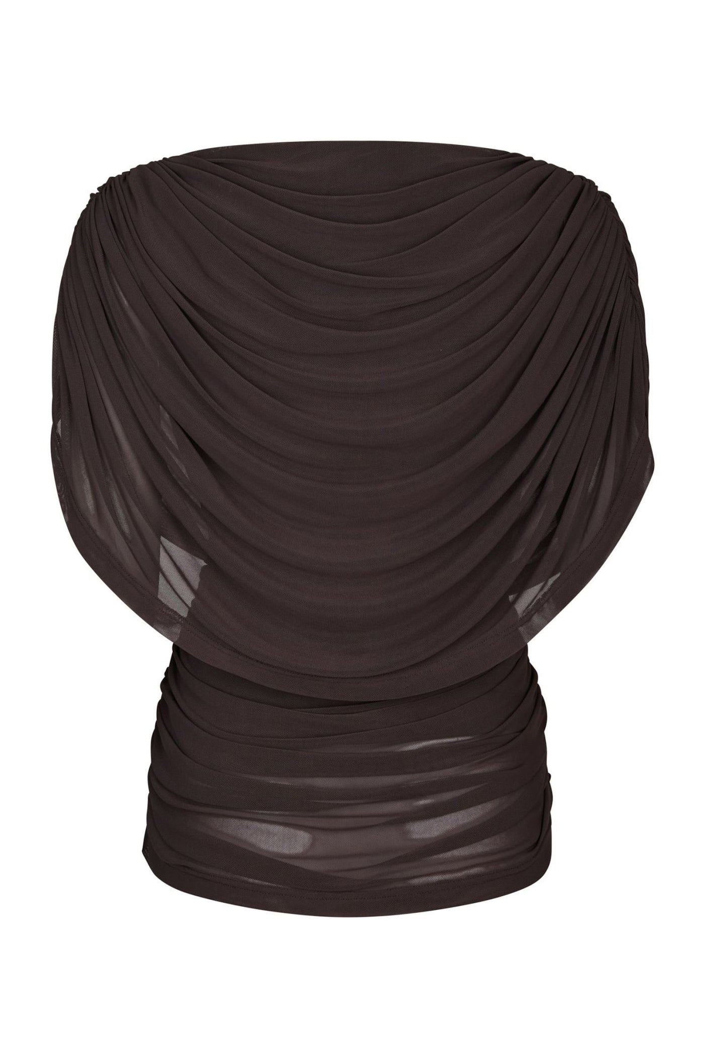 Cottuna Drapy Mesh Brown - 167205