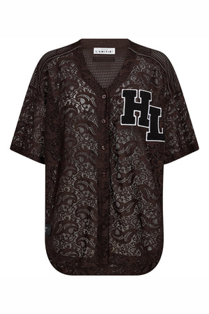 Court Lace Tee Mocca - HL10466