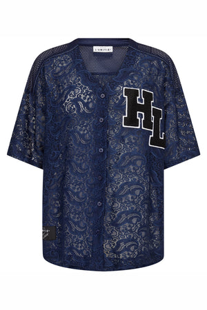 Court Lace Tee Navy - HL10466