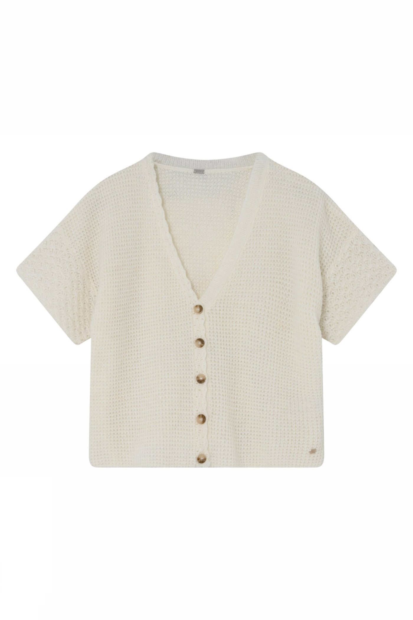 Coya, knit cardi cape 1010-Off White - 60400/3790