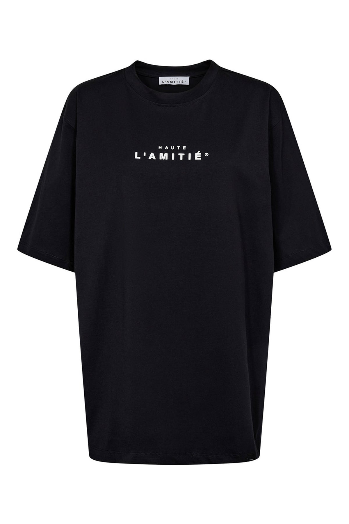 Crew Rub Print Tee Black - HL10385