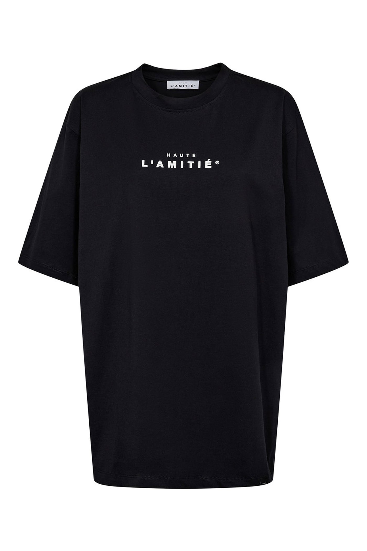 Crew Rub Print Tee Black - HL10385