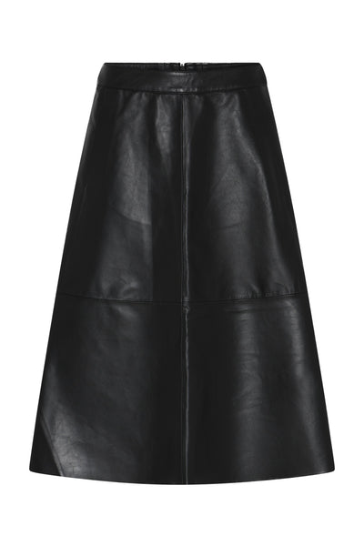 SoftiBBIreni leather skirt Black - BBW5202 Thumbnail