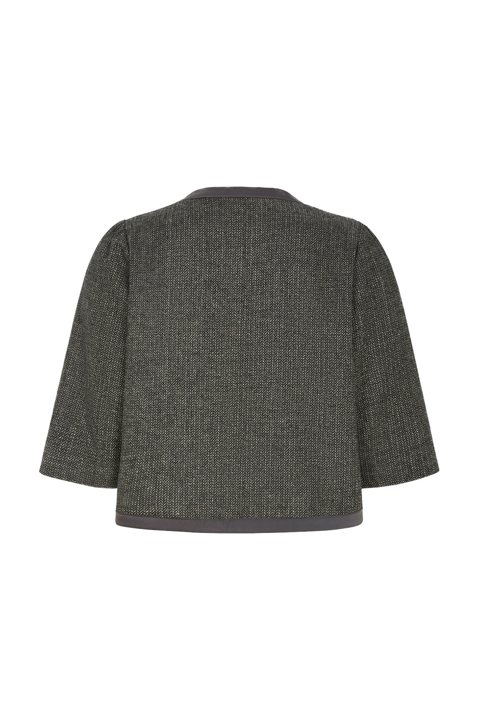 Trinell Short Jacket 3/4 Dark Mokka - 26474-6016