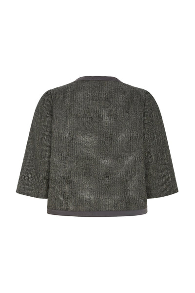 Trinell Short Jacket 3/4 Dark Mokka - 26474-6016 Thumbnail