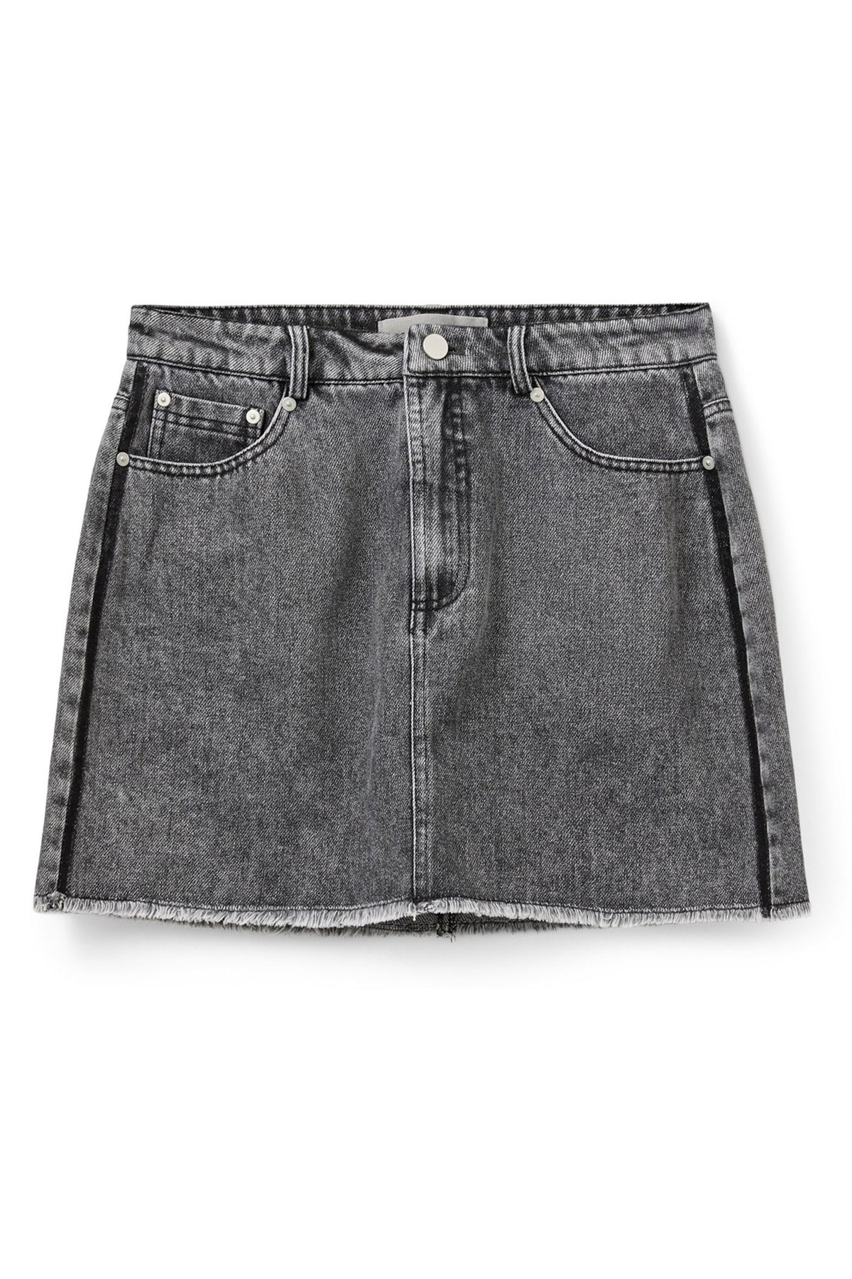 DAFNESW SKIRT 1015 Washed black - S253271