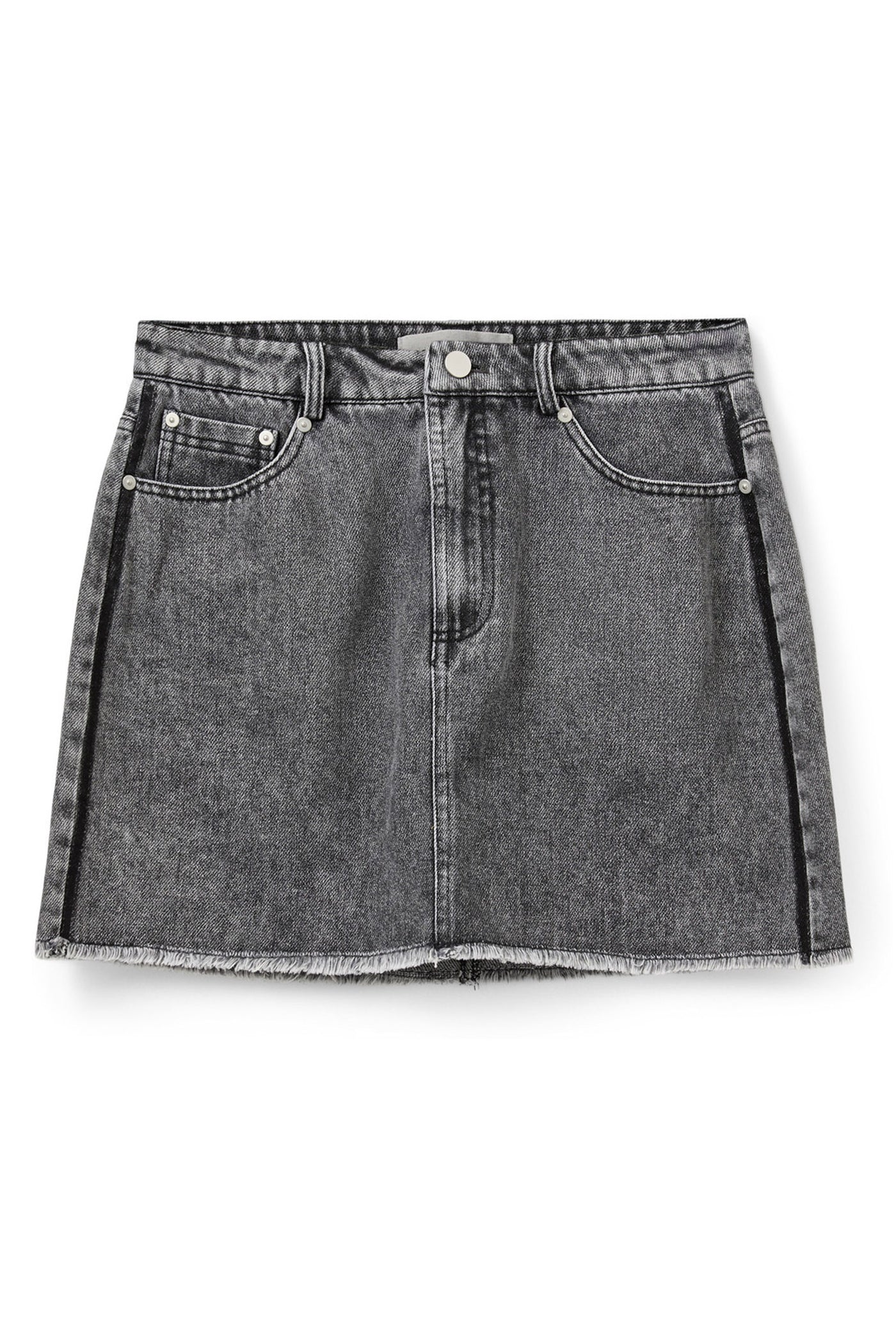 DAFNESW SKIRT 1015 Washed black - S253271